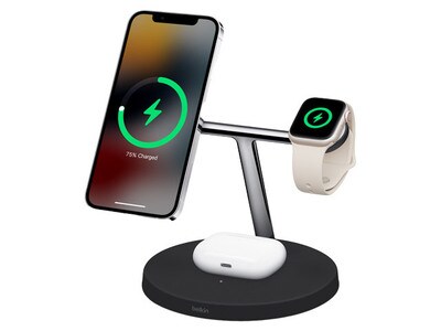 4K Live View 3in1 Wireless Charging Station Hidden Camera