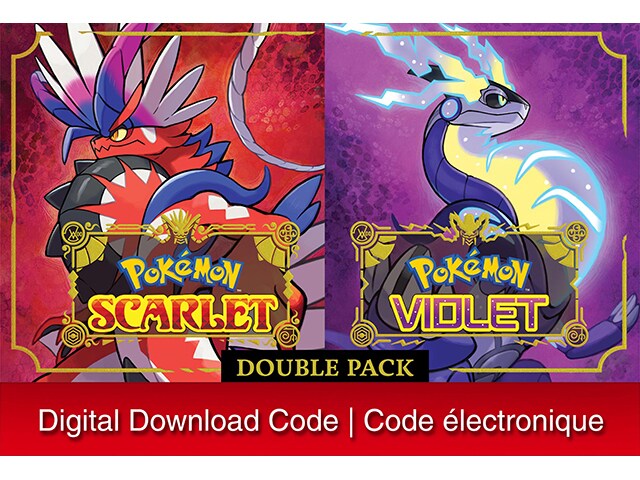 Pokémon™ Scarlet & Pokémon Violet Double Pack(Code Electronique) pour Nintendo Switch