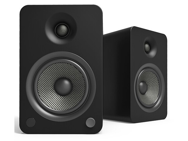 Kanto YU6 200W Powered Bookshelf Speakers with Bluetooth® and Phono Preamp - Matte Black