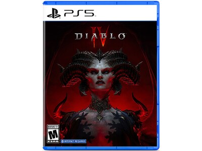 No Game Diablo 4 IV Replacement Custom Cover with Case PS5