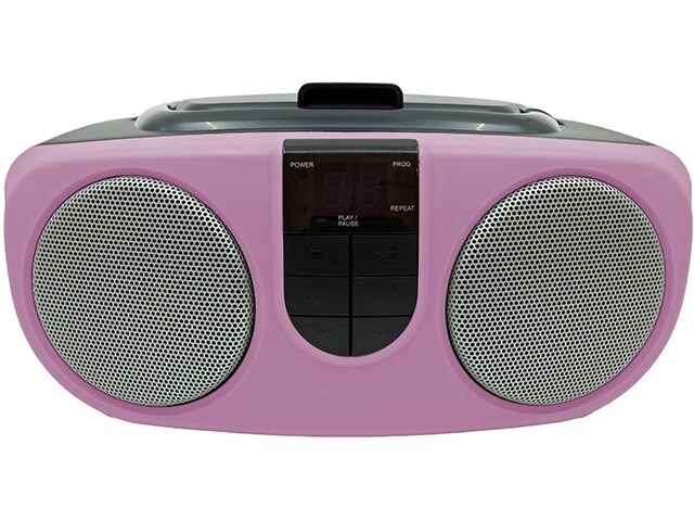 Proscan Portable CD Boombox with AM/FM Radio - Pink