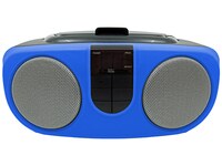 Proscan Portable CD Radio Boombox, Blue, PRCD243M 