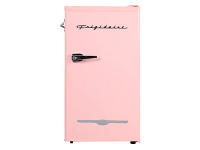 Mini Réfrigérateur Rétro Frigidaire 3.2 Pi. Ca. - Rose