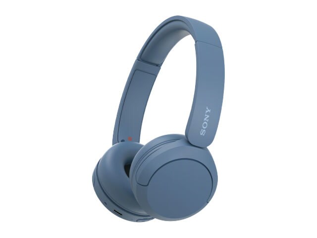 Sony WH-CH520 On-Ear Wireless Headphone with Microphone - Blue