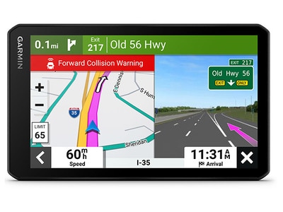 Navigateur GPS RV 795 Garmin RVcam avec écran 7 po et Dash Cam intégré - Noir