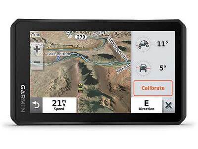 Navigateur tout-terrain Garmin Tread GPS Powersport avec cartographie topographique - Noir