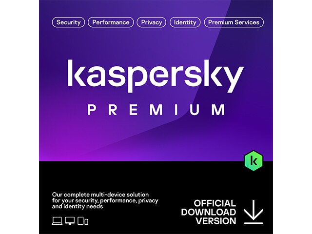 Kaspersky Premium, 12-Month Subscription, 3 User (Digital Download)