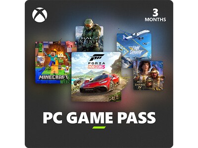 3 Month Xbox Live Game Pass Gift Card (Digital Download) For PC 