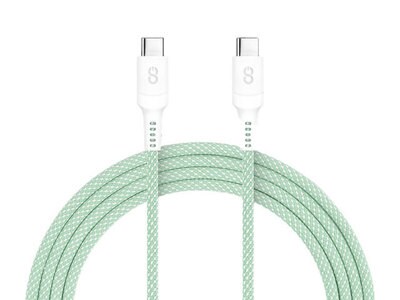 LOGiiX Vibrance Connect 1.5M (5') USB-C to USB-C Cable - Green