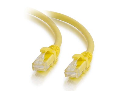 C2G 22105 0.3m (1') Cat5e Snagless Unshielded (UTP) Network Patch Cable - Yellow