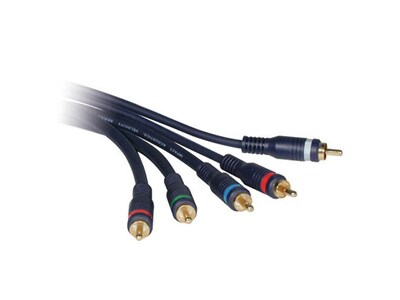 C2G 29166 1.8m (6') Velocity Component Video + RCA Audio Cable