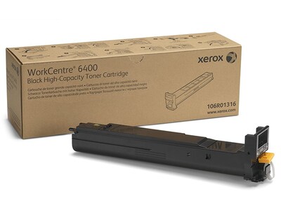 Xerox 106R01316 High-Capacity Toner Cartridge for WorkCentre 6400 - Black