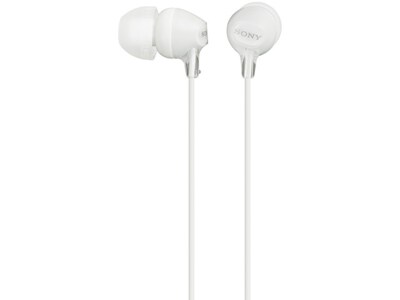 Sony MDR-EX15LPW In-Ear Wired Earbuds - White
