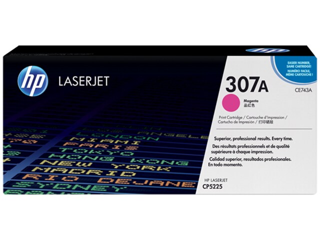 HP 307A (CE743A) Magenta Original LaserJet Toner Cartridge