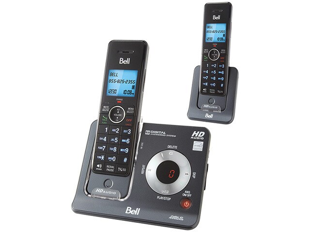 Téléphone sans fil à 2 combinés et répondeur numérique DECT 6.0 de Bell