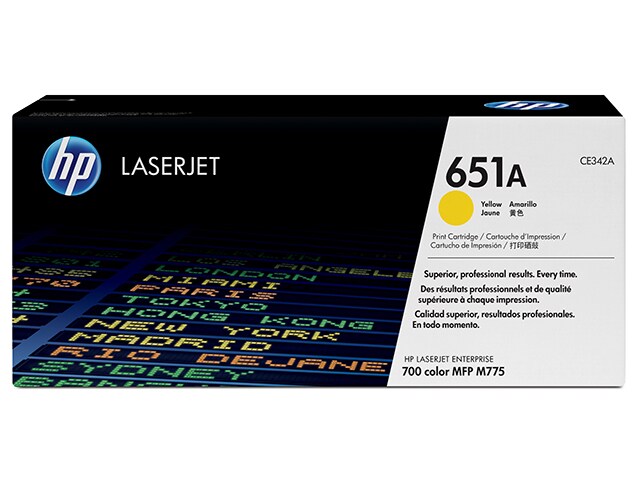 HP 651A (CE342A) Yellow Original LaserJet Toner Cartridge