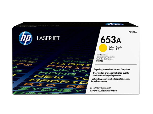 HP 654A (CF332A) Yellow Original LaserJet Toner Cartridge