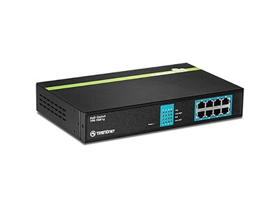 TRENDnet TPE-TG81G 8-Port Gigabit GREENnet PoE+ Switch