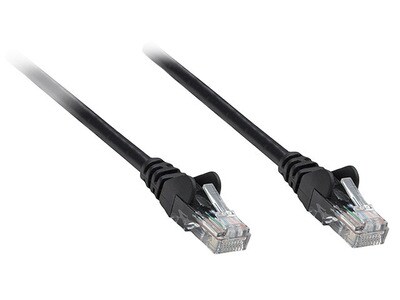 Intellinet 2.1m (7') CAT5e UTP Patch Network Cable - Black