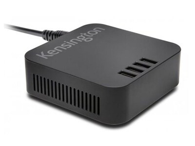 Chargeur USB 48W à 4 ports de Kensington - noir