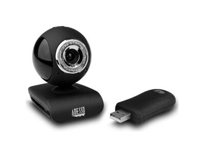 Adesso CyberTrack V10 2.4GHz Wireless Webcam - Black