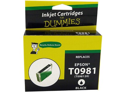 Ink For Dummies DE-T0981 Remanufactured Ink Cartridge for Epson - Black