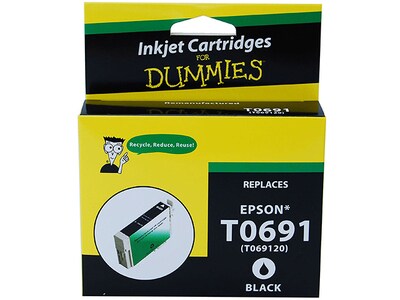 Ink For Dummies DE-T0691 Remanufactured Ink Cartridge for Epson - Black