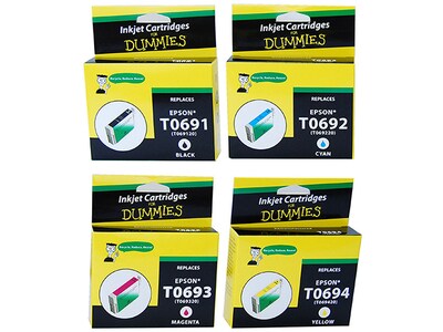 Ink For Dummies DE-T069 Remanufactured Ink Cartridges for Epson - Multi-Colour - 4-Pack