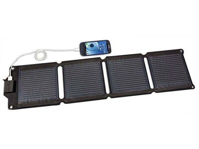 EnerPlex Kickr IV Solar Powered Portable Charger - Black