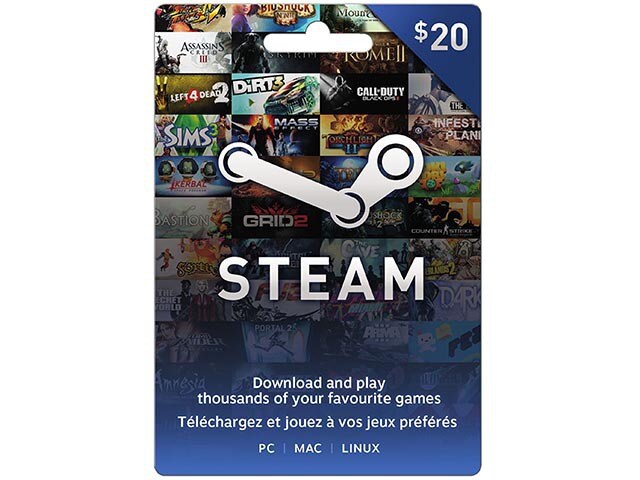 Steam $20 Prepaid Card