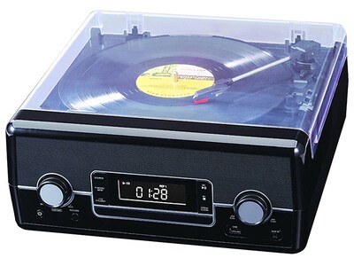 SYLVANIA USB Encoding Stereo Turntable - Black