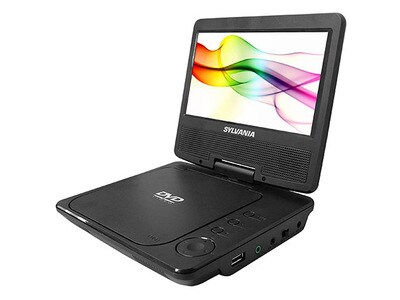 SYLVANIA 7” Portable DVD Player - Black