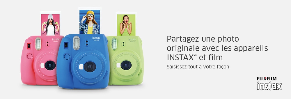 Partagez une photo  originale avec les appareils INSTAXMD et film Saisissez tout à votre façon