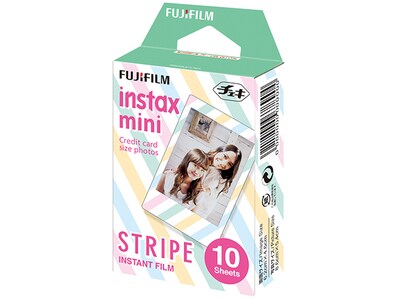 Fujifilm Instax Mini Stripe Film - Single Pack (10 Exposures)