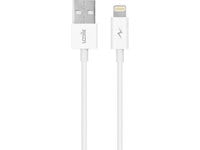 LOGiiX Sync & Charge Jolt Shortie USB-A to Lightning Cable 30cm - White