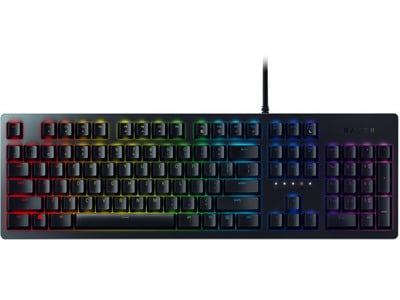 Razer Huntsman Opto-Mechanical Wired Gaming Keyboard with Purple Switch - Black