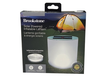 Lanterne gonflable à énergie solaire Brookstone