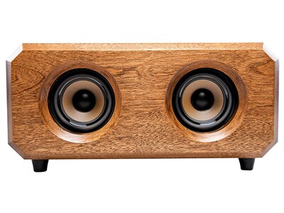 Haut-parleur Bluetooth The Hudson Premium en bois massif fabriqué à la main de Riverwood Acoustics - Noyer