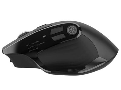 JLab Epic Multi-Device Full-Size Wireless Mouse, Black