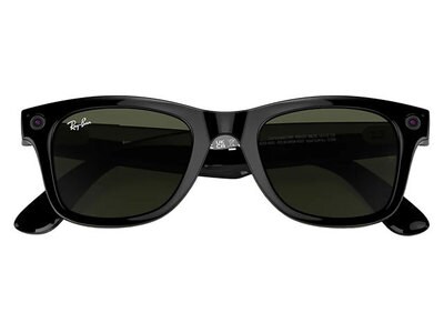 Ray-Ban Men-Women Wayfarer Sunglasses Black Frame Green Lens