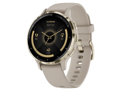 Garmin Venu 3S GPS Smartwatch and Fitness Tracker - French Grey