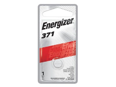 Pile miniature à l'oxyde d'argent Energizer 371 - paquet de 1