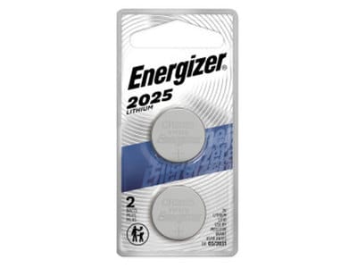 Piles bouton au lithium 3 V Energizer 2025 - paquet de 2